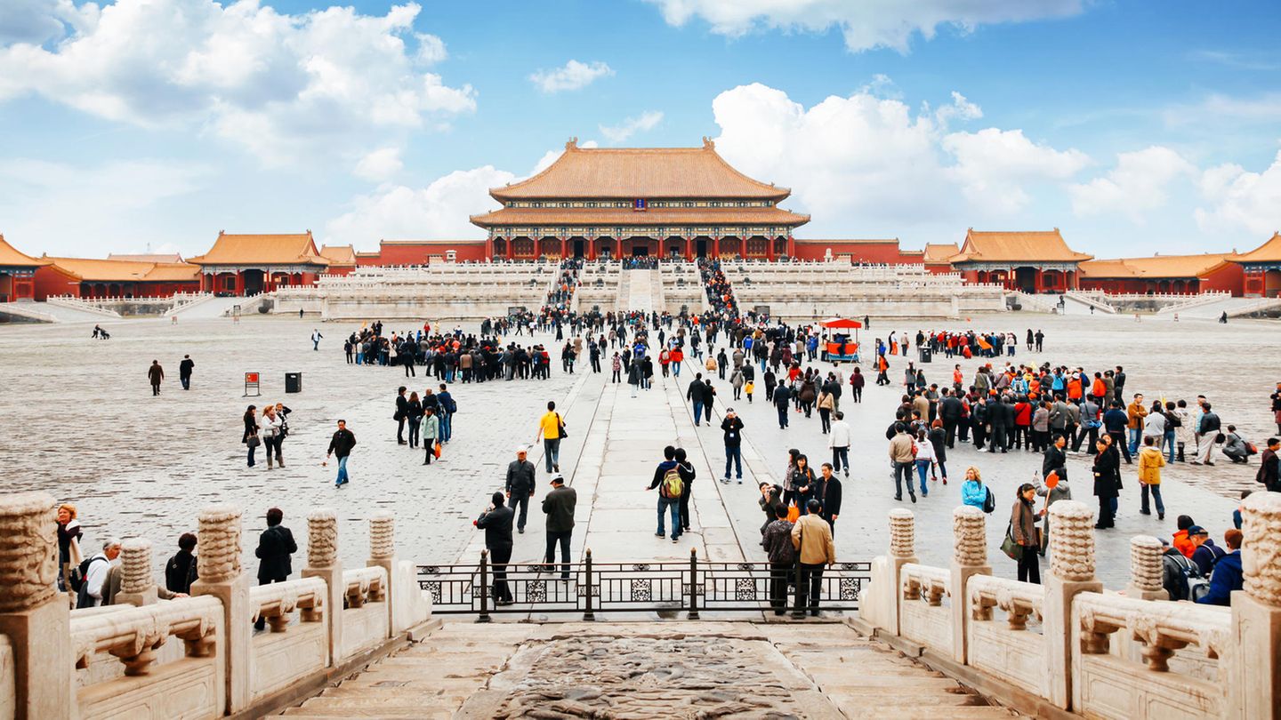 Touristenattraktion in Peking: Das Eingangstor zu Verbotenen Stadt