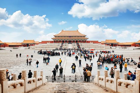 Touristenattraktion in Peking: Das Eingangstor zu Verbotenen Stadt