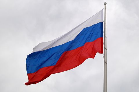 Die russische Flagge