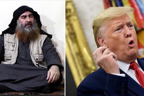 Ein undatiertes Foto zeigt den IS-Chef Abu Bakr al-Bagdadi