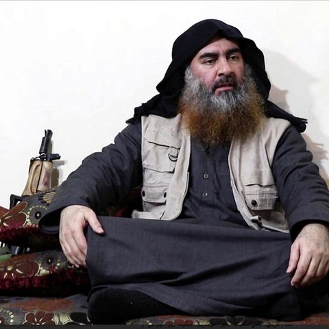Ein undatiertes Foto zeigt den IS-Chef Abu Bakr al-Bagdadi