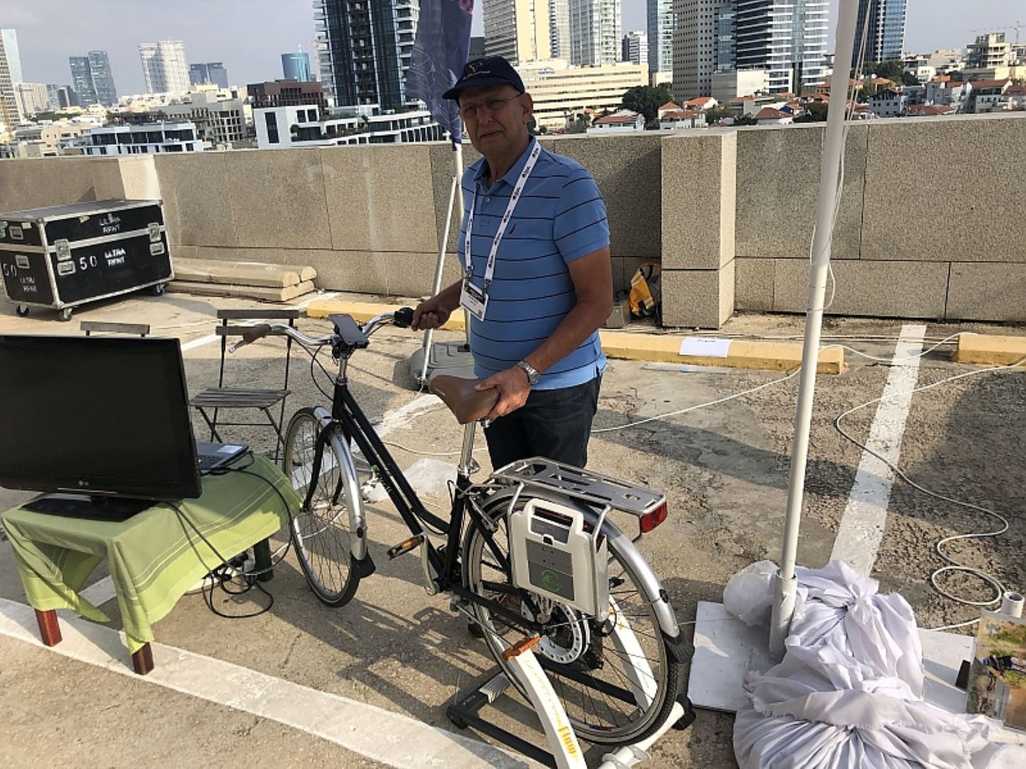 Mit Ari Bergmans Nachrüstsatz hat das E-Bike eine Reichweite von 25 Kilometern
