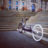 Zur besseren Visualisierung wurde der klappbare Hinterbau weiß lackiert-