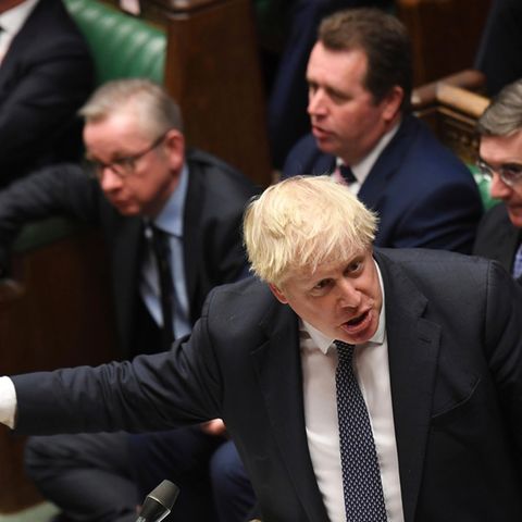 Großbritanniens Premierminister Boris Johnson im britischen Unterhaus