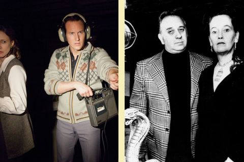 Ed und Lorraine Warren im Film und im echten Leben