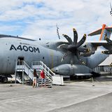 Der erste je gefertigte Airbus A400M fliegt nicht mehr. Der Prototyp aus dem Jahre 2008 mit der Baunummer MSN001 steht vor dem Luftfahrtmuseum Aeroscopia in Toulouse.