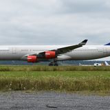 Längst sind die vier Triebwerke abmontiert: Dieser Airbus A340-300 der SAS wurde von Flugbegleitern “The Lady” genannt und hatte noch die alte Bestuhlung in der Business Class von der südamerikanischen Airline LAN.