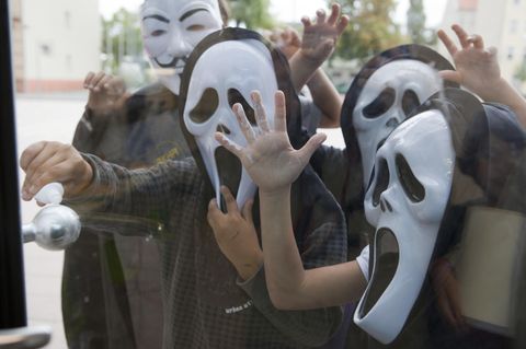 Halloween Sachbeschädigung Streiche