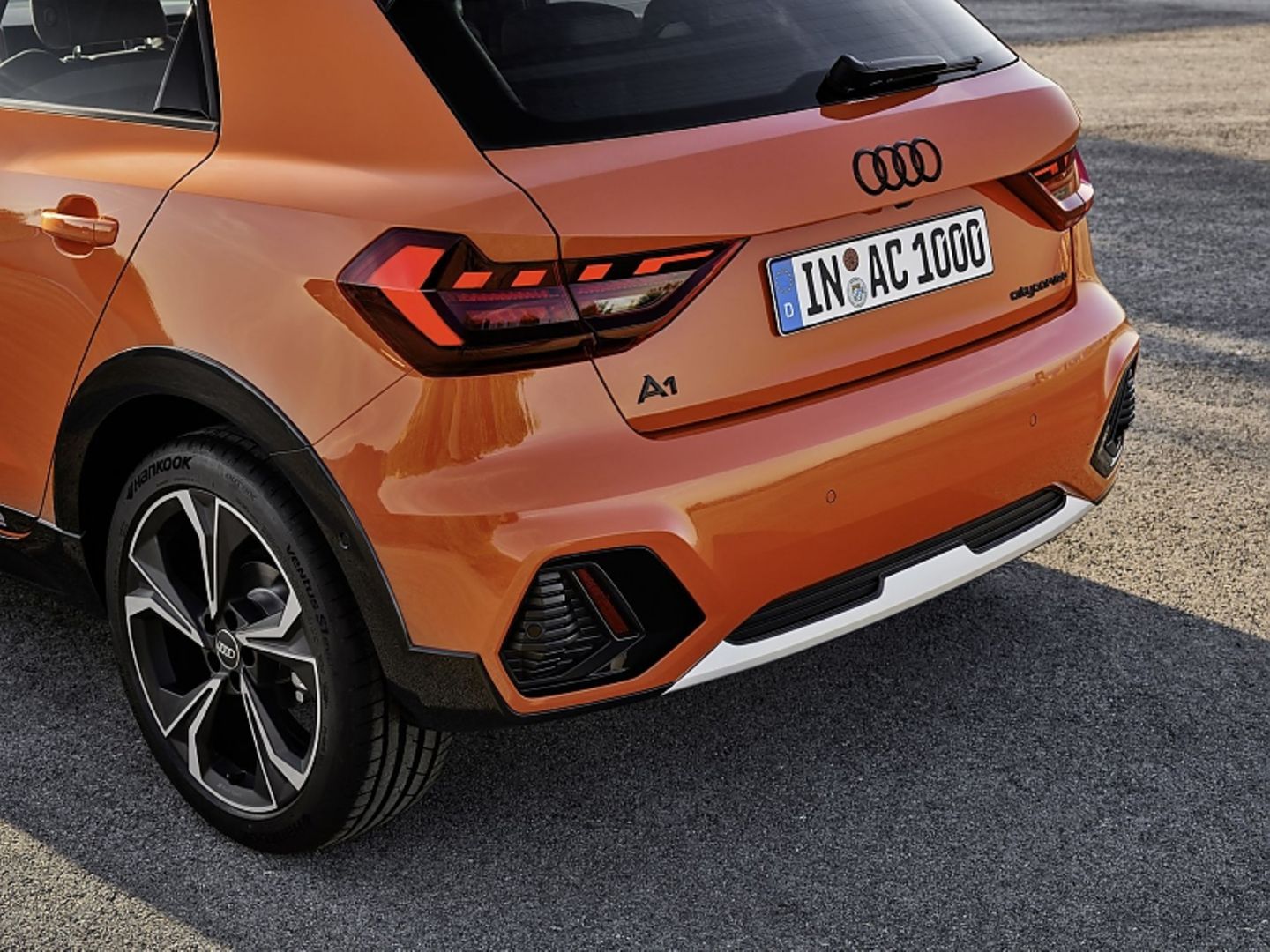 Der Audi A1 City Carver rollt auf bis zu 18 Zoll großen Rädern