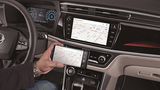 Steuerbar auch über das Smartphone: Das Infotainmentsystem-System des Ssangyong Korando
