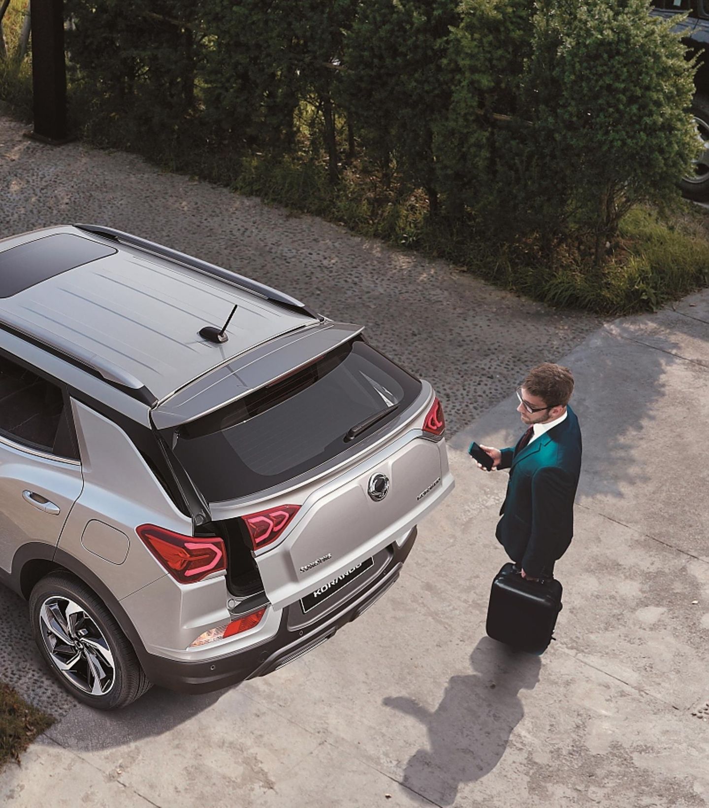 Auf Wunsch gibt es den Ssangyong Korando auch mit elektrisch öffnender Heckklappe