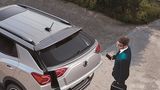 Auf Wunsch gibt es den Ssangyong Korando auch mit elektrisch öffnender Heckklappe