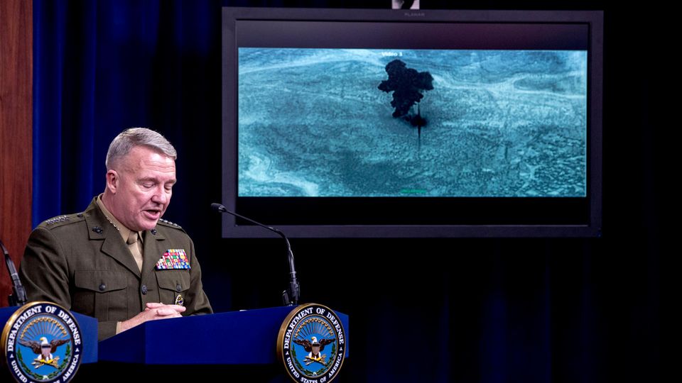 US-General Kenneth McKenzie gibt Details zu dem Angriff auf IS-Führer Al-Bagdadi bekannt
