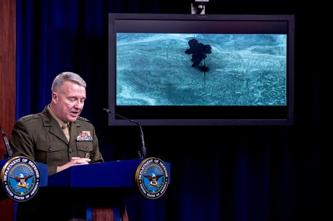 US-General Kenneth McKenzie gibt Details zu dem Angriff auf IS-Führer Al-Bagdadi bekannt