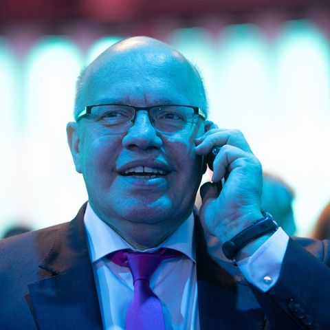 Bundeswirtschaftsminister Peter Altmaier vor der Eröffnung des Digital-Gipfels in Dortmund