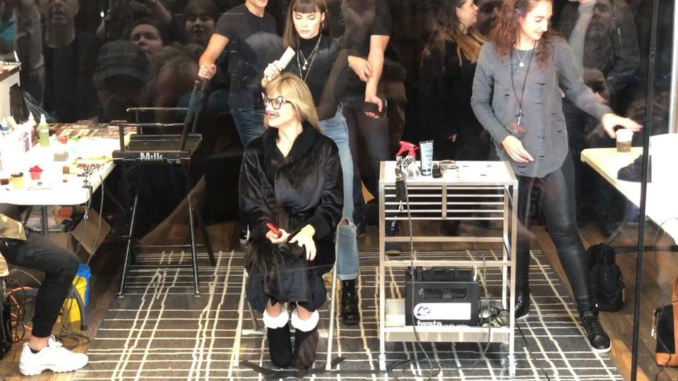 New York: Klum lässt sich öffentlich in Monster verwandeln