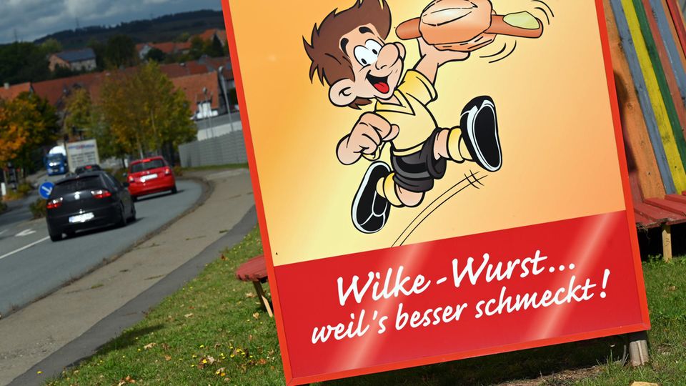 Wilke-Wurst Werbeplakat