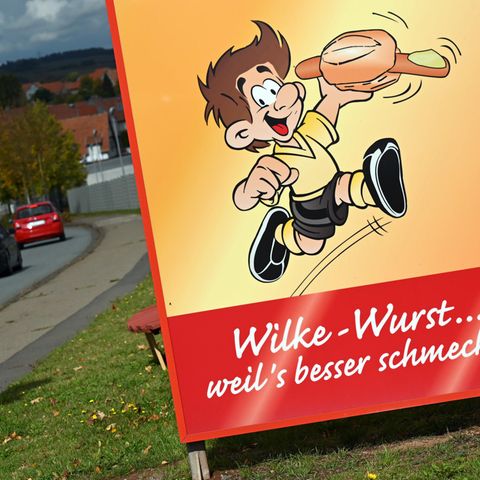 Wilke-Wurst Werbeplakat