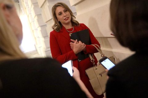 Die scheidende US-Demokratin Katie Hill