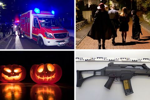 Halloween-Szenen