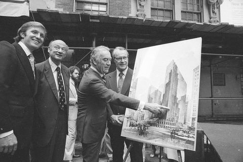 Donald Trump bei Vorstellung des Trump Towers