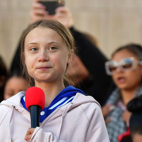 Greta Thunberg bei einem "Fridays for Future"-Protest in Denver