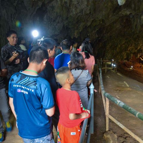 Die Unglücks-Höhle in Thailand öffnete am Freitag für Besucher