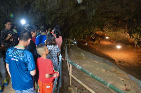 Die Unglücks-Höhle in Thailand öffnete am Freitag für Besucher