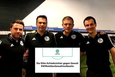 DFB-Aktion: Nach Angriffen: Spitzen-Schiedsrichter stärken Kollegen im Amateurfußball den Rücken