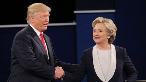 Donald Trump (l.) und Hillary Clinton (r.)