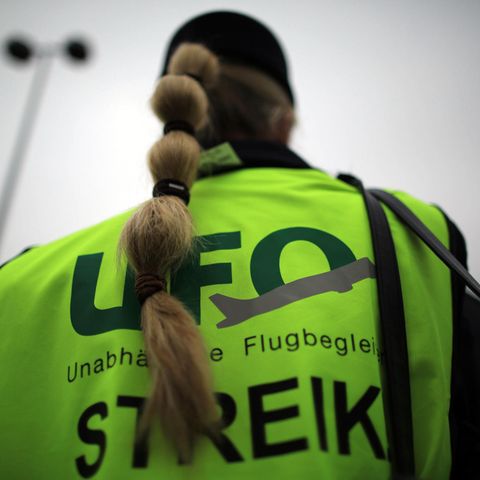 Lufthansa - Streik Flugbegleiter - Ufo