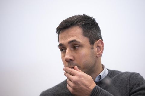 Felix Sturm beim Prozessauftakt vor dem Landgericht Köln