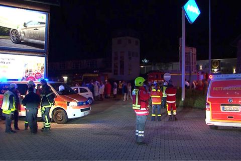 Feuerwehreinsatz am Swingerclub in Hattingen