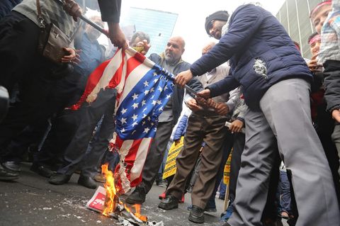 USA Protest Iran