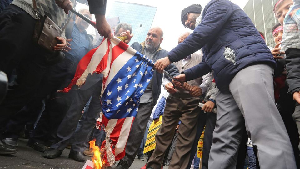USA Protest Iran