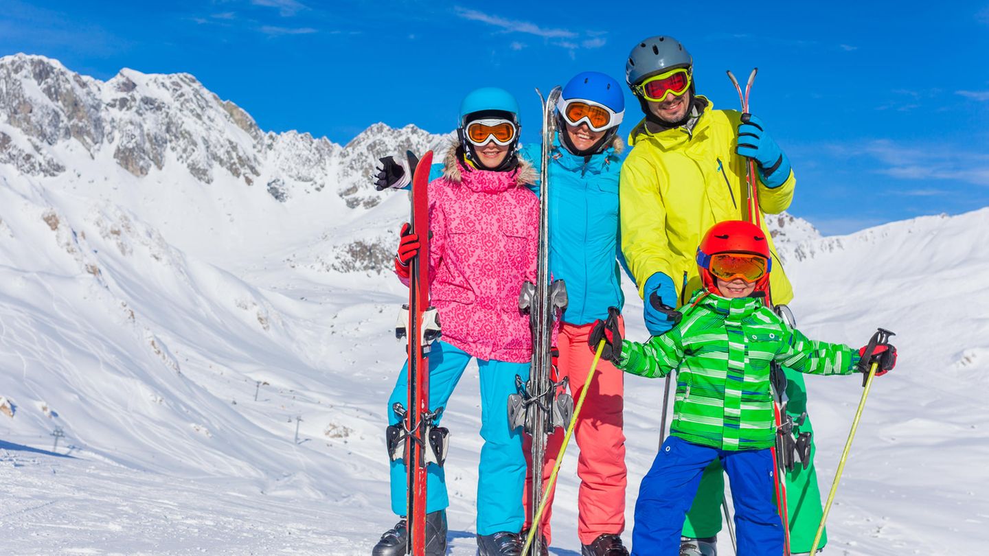 Skifahren mit der ganzen Familie