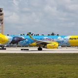 Beim US-Billigflieger Spirit hebt der fliegende Elefant Dumbo aus dem Fantasy-Film von Walt Disney Pictures täglich ab - auf dem Rumpf eines Airbus A321.