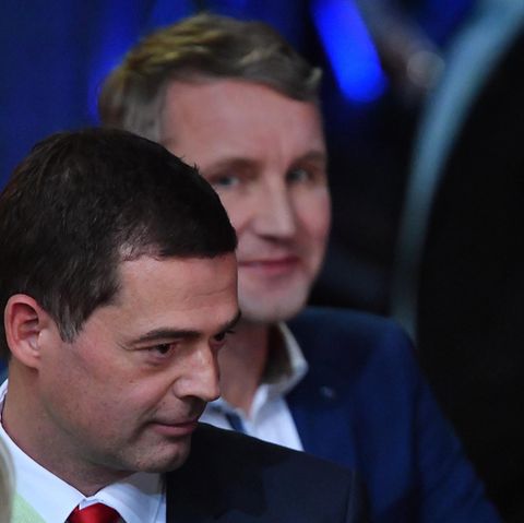 Mike Mohring (CDU) und Björn Höcke (AfD)