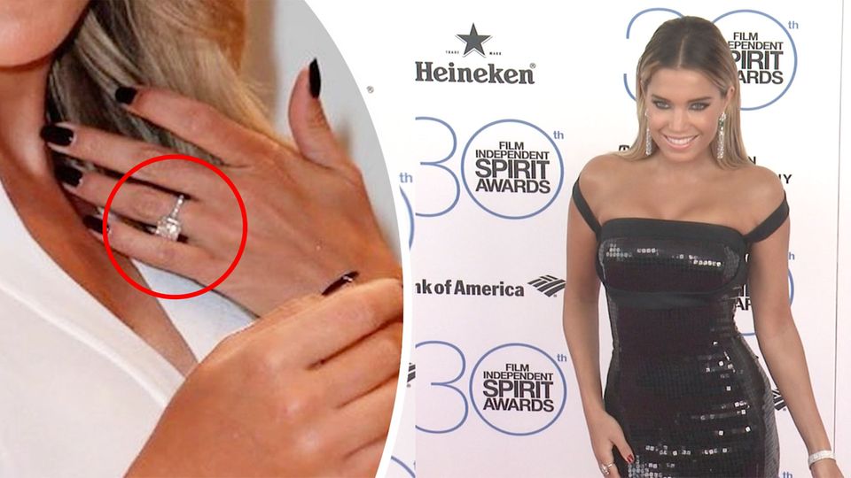 Sylvie Meis präsentiert ihren Verlobungsring: Wer strahlt hier am meisten? Sylvie Meis präsentiert ihren Verlobungsring: Wer strahlt hier am meisten?