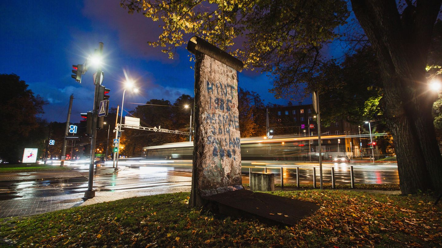 Tallinn, Estland: In der estnischen Hauptstadt steht ein Stück der Berliner Mauer. Estland hatte selbst für die Unabhängigkeit von der Sowjetunion gekämpft.