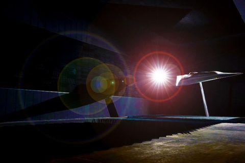 Der Demonstrator wurde gebaut, um die Signatur der Drohne in den Bereichen Radar und Schall zu messen.