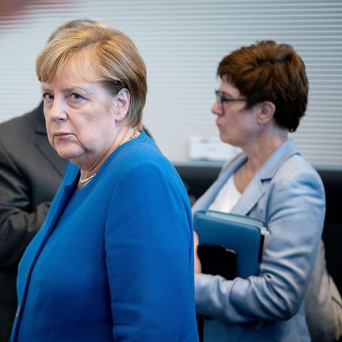 Kanzlerin Angela Merkel und CDU-Chefin Annegret Kramp-Karrenbauer