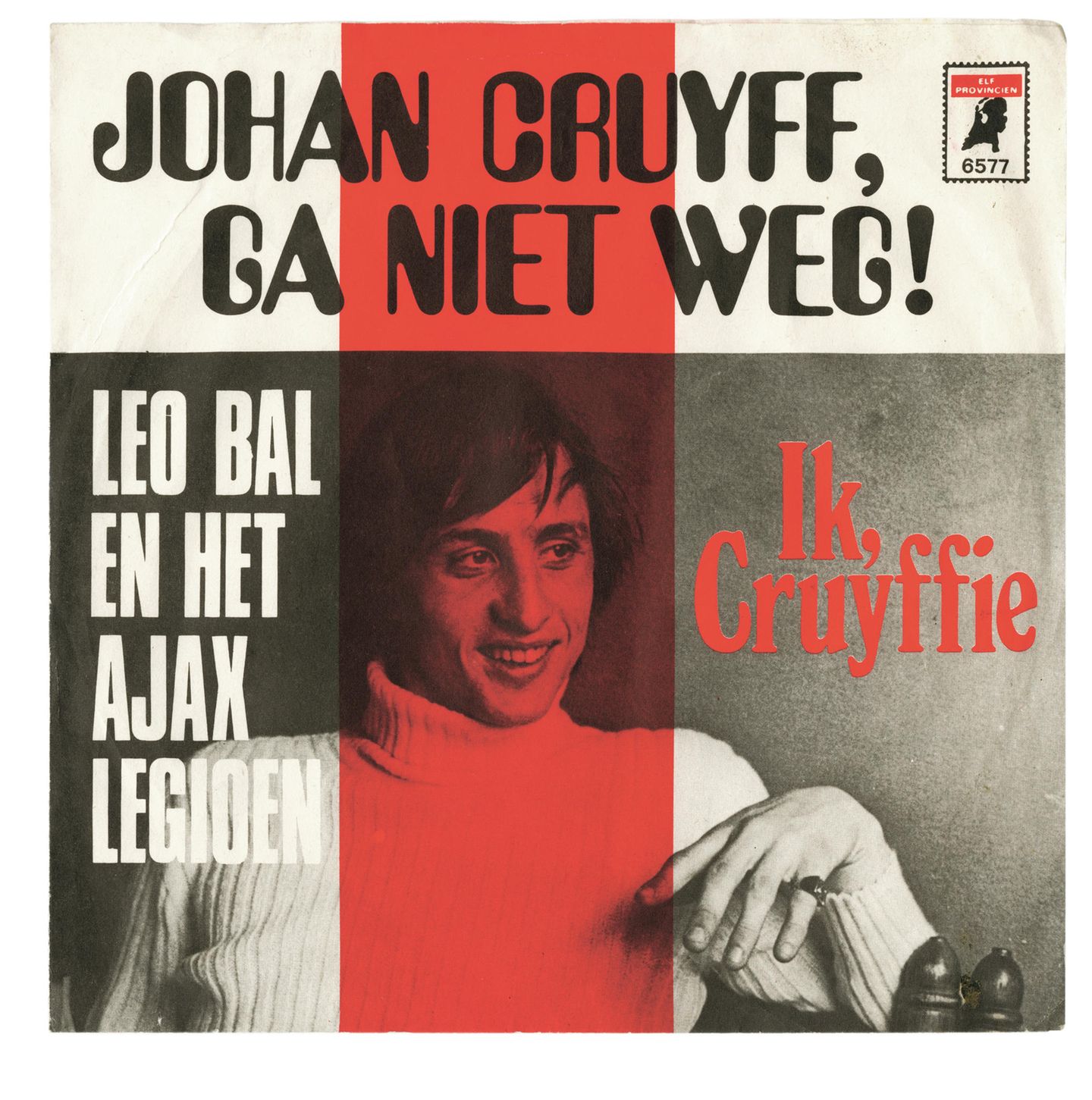 Bildband "Football-Disco": Die Single (deutsch: "Geh nicht weg") ist nicht von Johan Cruyff, sondern für den niederländischen Jahrhundert-Fußballer. Sie sollte ihn dazu abhalten, von Ajax Amsterdam zum FC Barcelona zu wechseln. Nütze aber nichts. Cruyff ging nach Spanien und wurde zu einer noch größeren Legende. 45football.com Die Single (deutsch: "Geh nicht weg") ist nicht von Johan Cruyff, sondern für den niederländischen Jahrhundert-Fußballer. Sie sollte ihn dazu abhalten, von Ajax Amsterdam zum FC Barcelona zu wechseln. Nütze aber nichts. Cruyff ging nach Spanien und wurde zu einer noch größeren Legende. 45football.com
