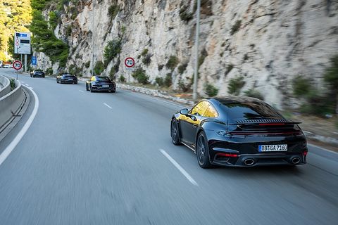 Erprobung Porsche 911 Turbo S Baureihe 992