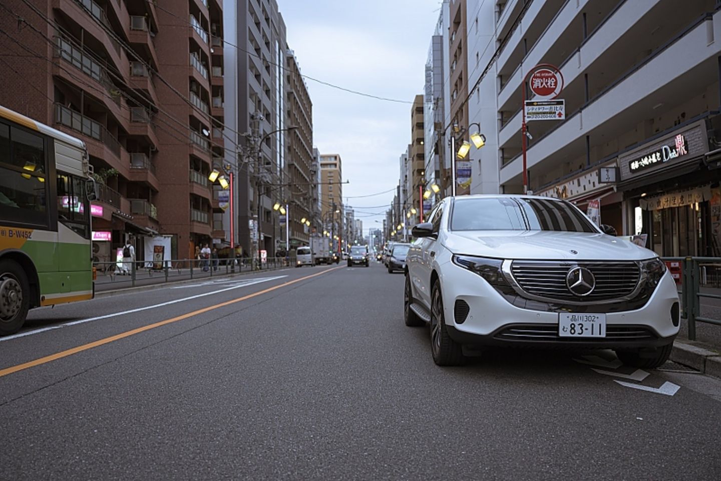 Mercedes EQC in Japan