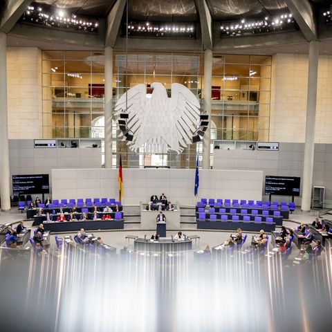 Die 124. Sitzung des Bundestages