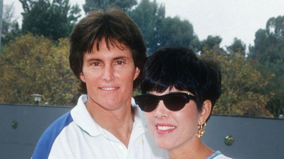 Kris und Bruce Jenner mit Kris' Sohn Rob Kris und Bruce Jenner mit Kris' Sohn Rob