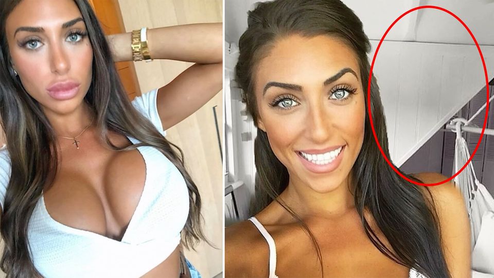Margarita Smith Eine Frau mit Sonnenbrille in den langen, braunen Haaren lächelt und trägt ein tief ausgeschnittenes Top