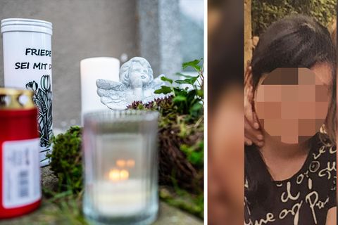 Kerzen und Blumen am Tatort in Detmold; 15-jährige Verdcächtige