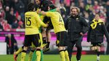 Erster Sieg in München seit 19 Jahren  Im zweiten Teil der Wachablösung (das Hinspiel gewann der BVB bereits mit 2:0) feierten die Dortmunder am 26. Februar 2011 einen furiosen 3:1-Sieg in München. Klopps Kommentar: "Beim letzten Sieg in München wurden die meisten meiner Spieler ja noch gestillt!"